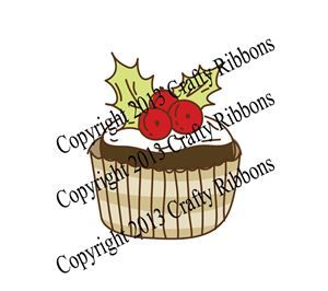 Christmas Cupcake - Digi 2